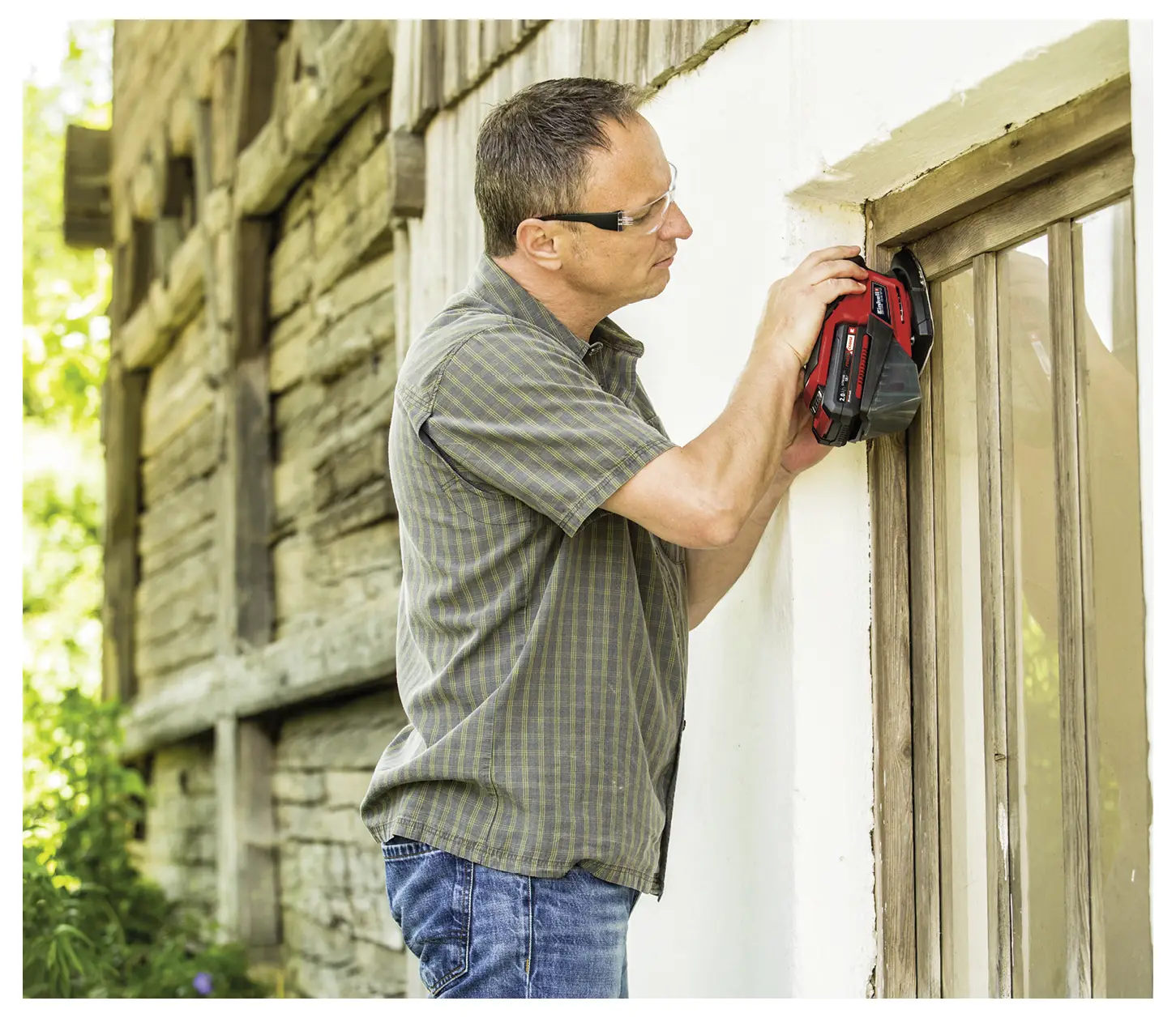 Einhell TE-OS 18/150 Li Solo Power X-Change 4460708 Акумуляторна багатоцільова шліфувальна машина 150 x 150 x 100 мм Кількість бат