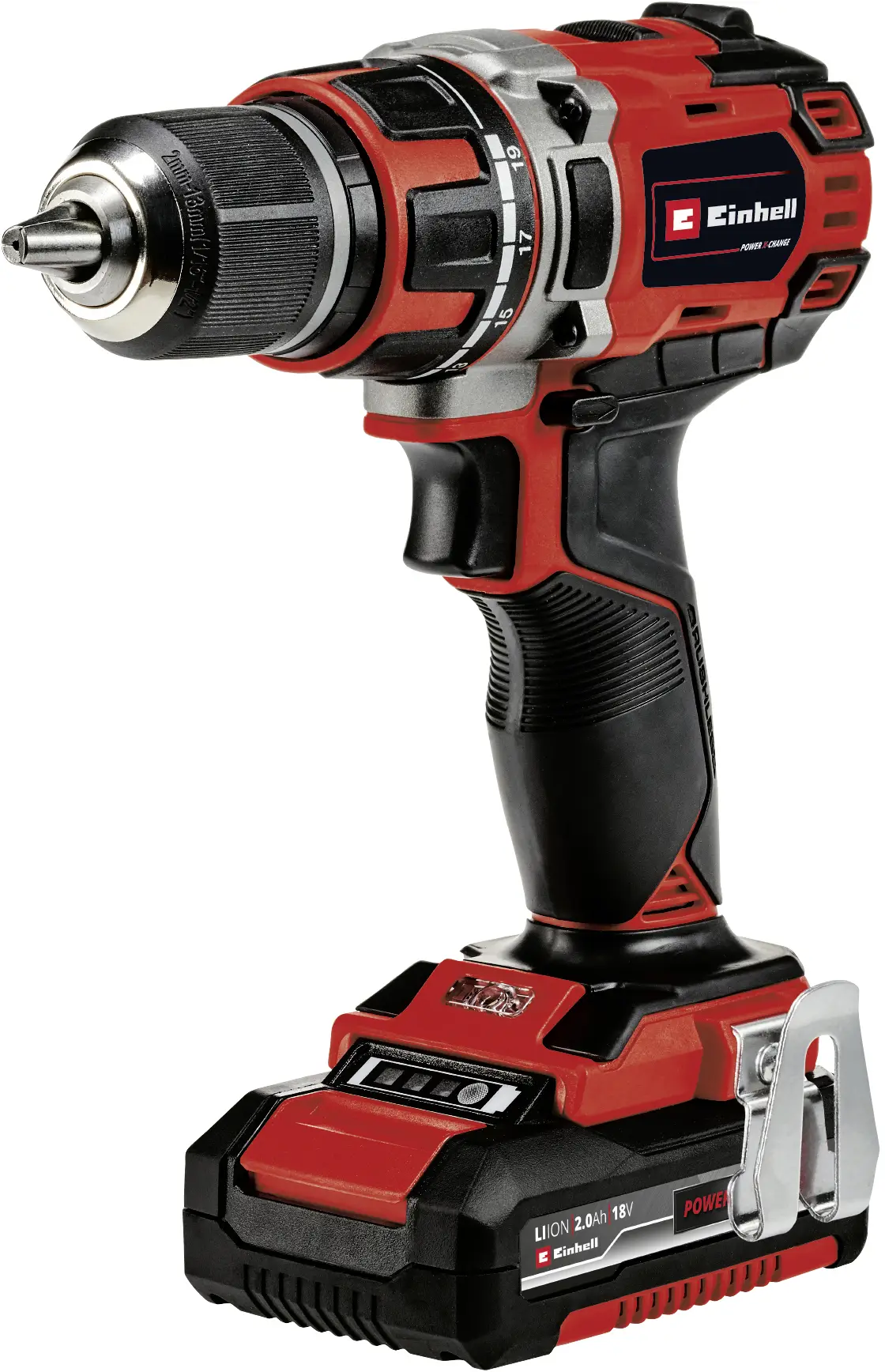 Аккумуляторная дрель-шуруповерт Einhell Professional TP-CD 18/50 Li BL (2x2.0Ah) 4513896 18 В 2 Ач, включая зарядное устройство и