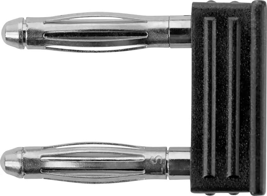 Перемычка с разъёмом «папа» Schützinger KURZ 7450 / 7.5-2 IG Ni / SW KURZ 7450 / 7.5-2 IG Ni / SW чёрная 1 шт.
