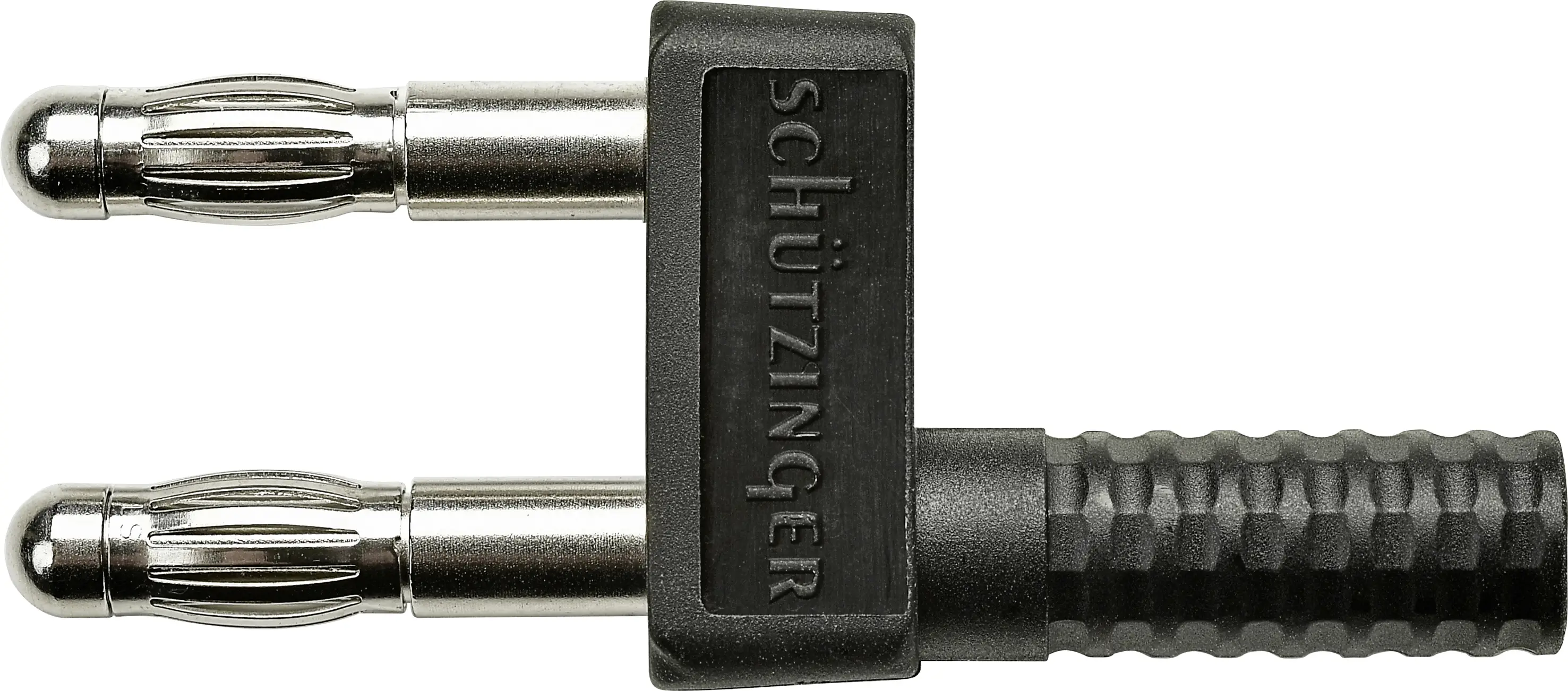 Перемычка с разъёмом «папа» Schützinger KURZ 8454/11-4 IG MB/Ni/SW KURZ 8454/11-4 IG MB/Ni/SW чёрная 1 шт.