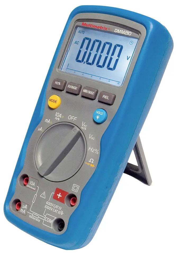 Цифровий мультиметр Multimetrix DMM 210 IP67 CAT III 1000 В, CAT IV 600 В Відображається: 6000
