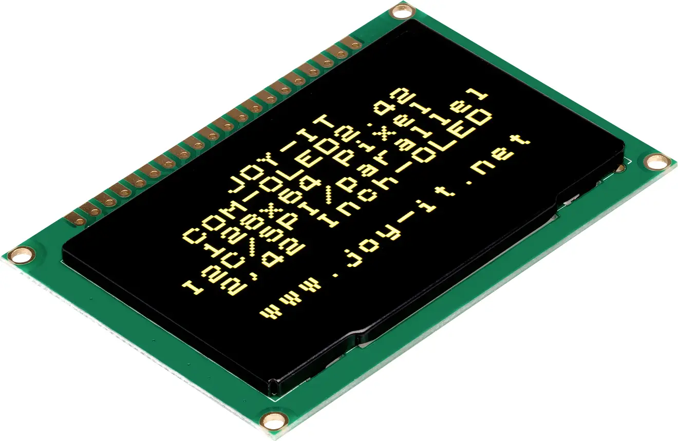 Модуль дисплея Joy-it COM-OLED2.42 6,1 см (2,42 дюйма) 128 x 64 пикселей