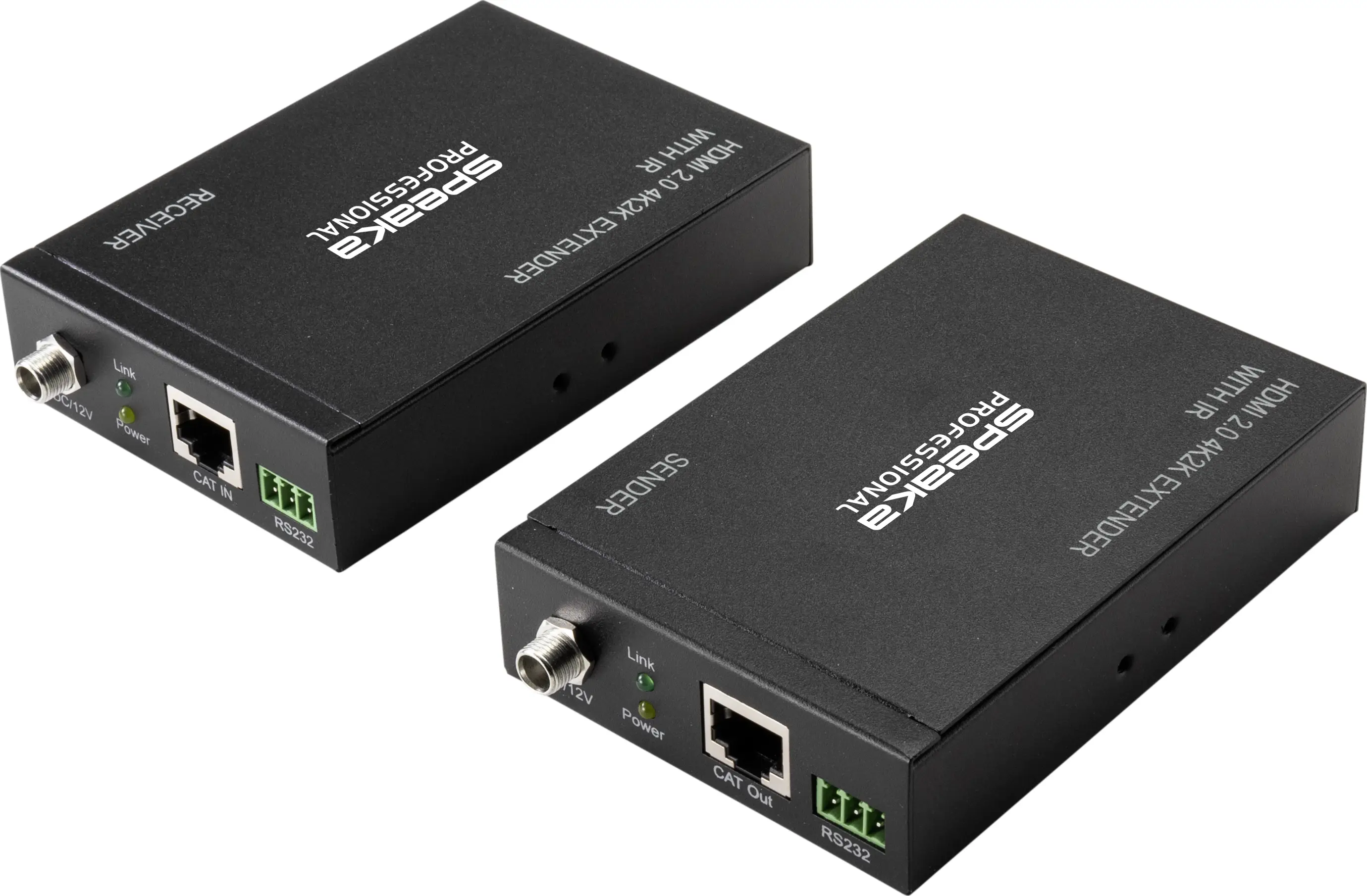 Профессиональный HDMI-удлинитель SpeaKa SP-HDE-300 через сетевой кабель RJ45, длина 60 м.