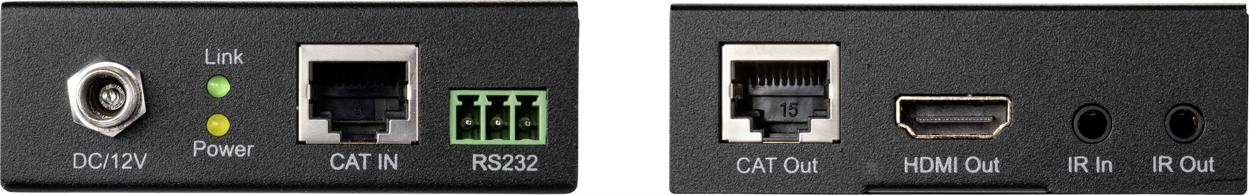 Профессиональный HDMI-удлинитель SpeaKa SP-HDE-300 через сетевой кабель RJ45, длина 60 м.