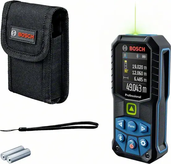 Лазерний далекомір Bosch Professional GLM 50-27 CG Bluetooth, додаток, адаптер для штатива 6,3 мм (1/4