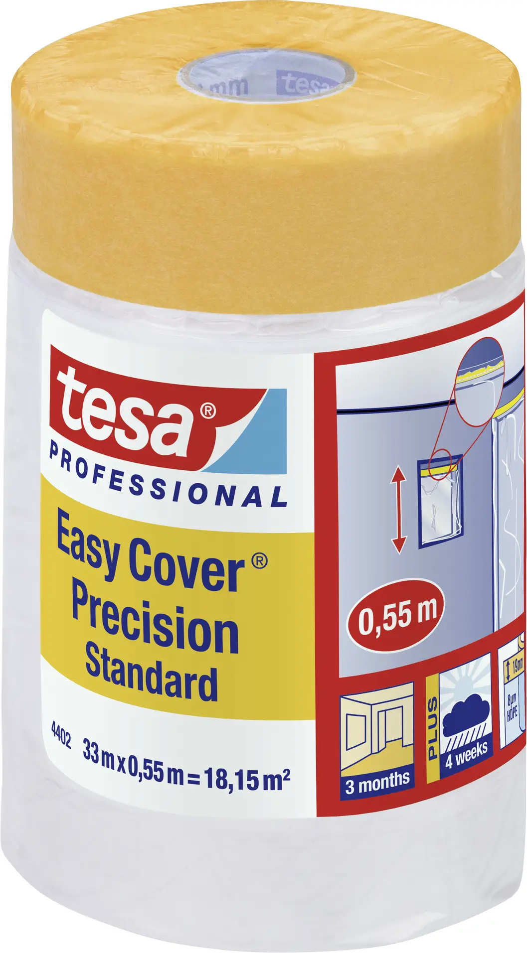 Защитная пленка tesa Easy Cover® 04402-00003-01 (Д x Ш) 33 м x 55 см 33 м 1 шт.