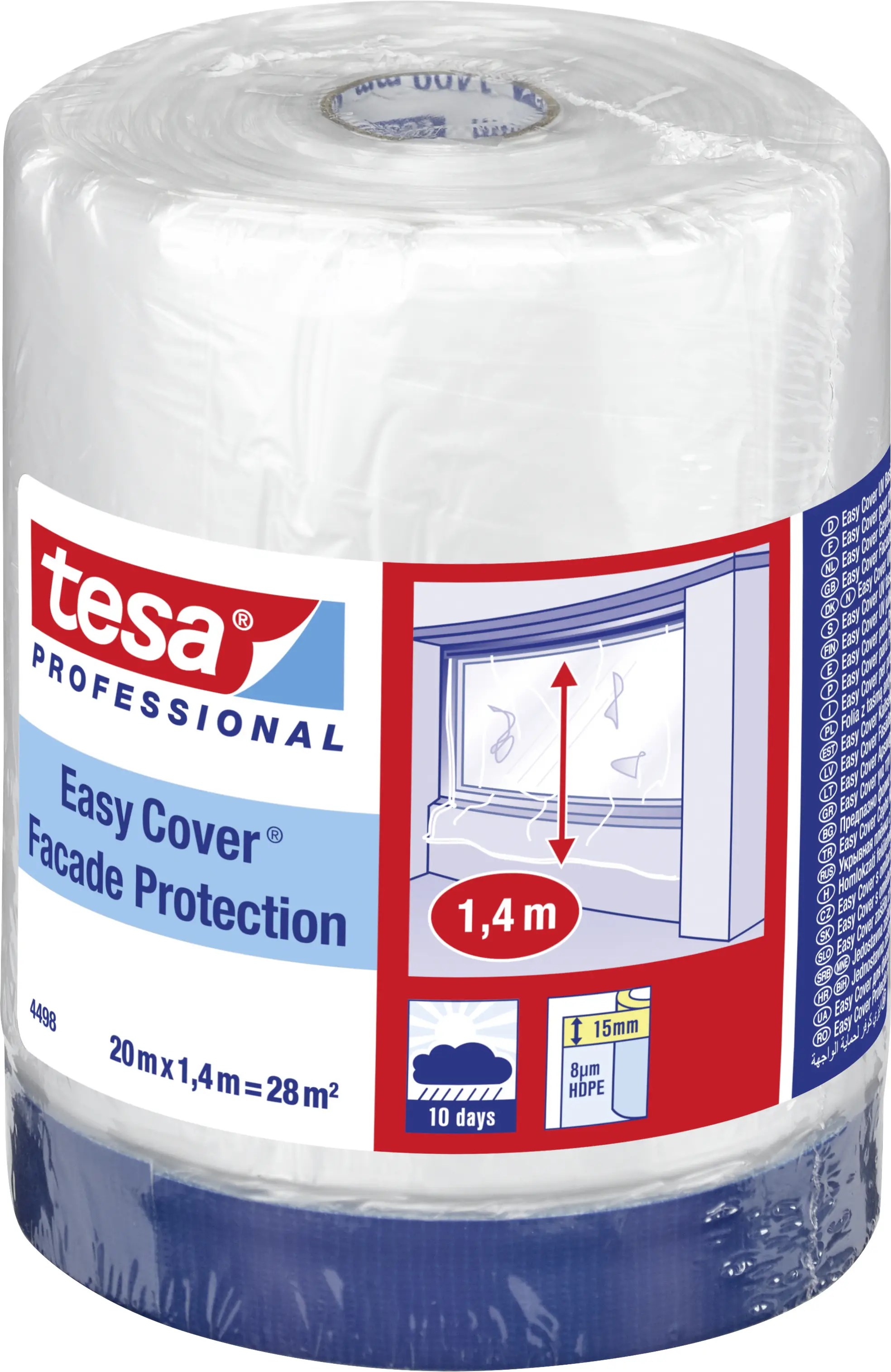 Защитная пленка tesa Easy Cover® 04498-00001-00 (Д x Ш) 20 м x 1,4 м 20 м 1 шт.