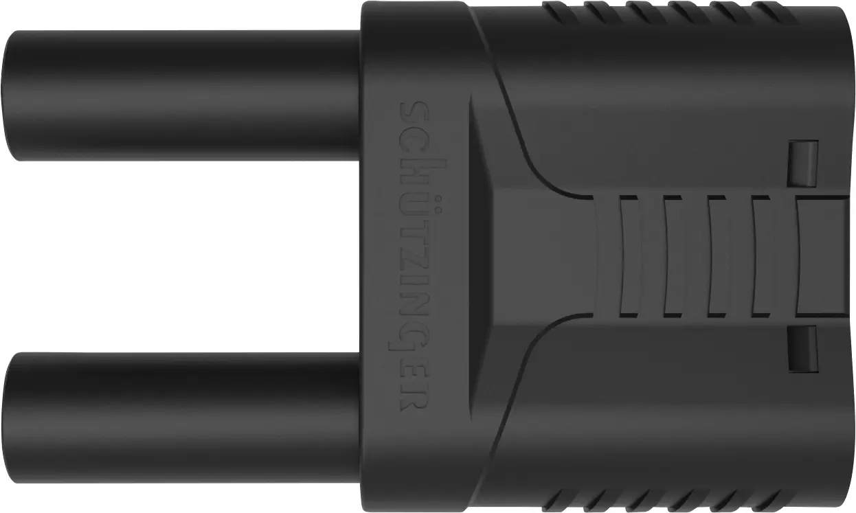 Штекерний роз'єм, коротке замикання, запобіжний Schützinger SKURZ 6100 / 19-4 IG 2MB Ni / SW SKURZ 6100 / 19-4 IG 2MB Ni / SW чорн