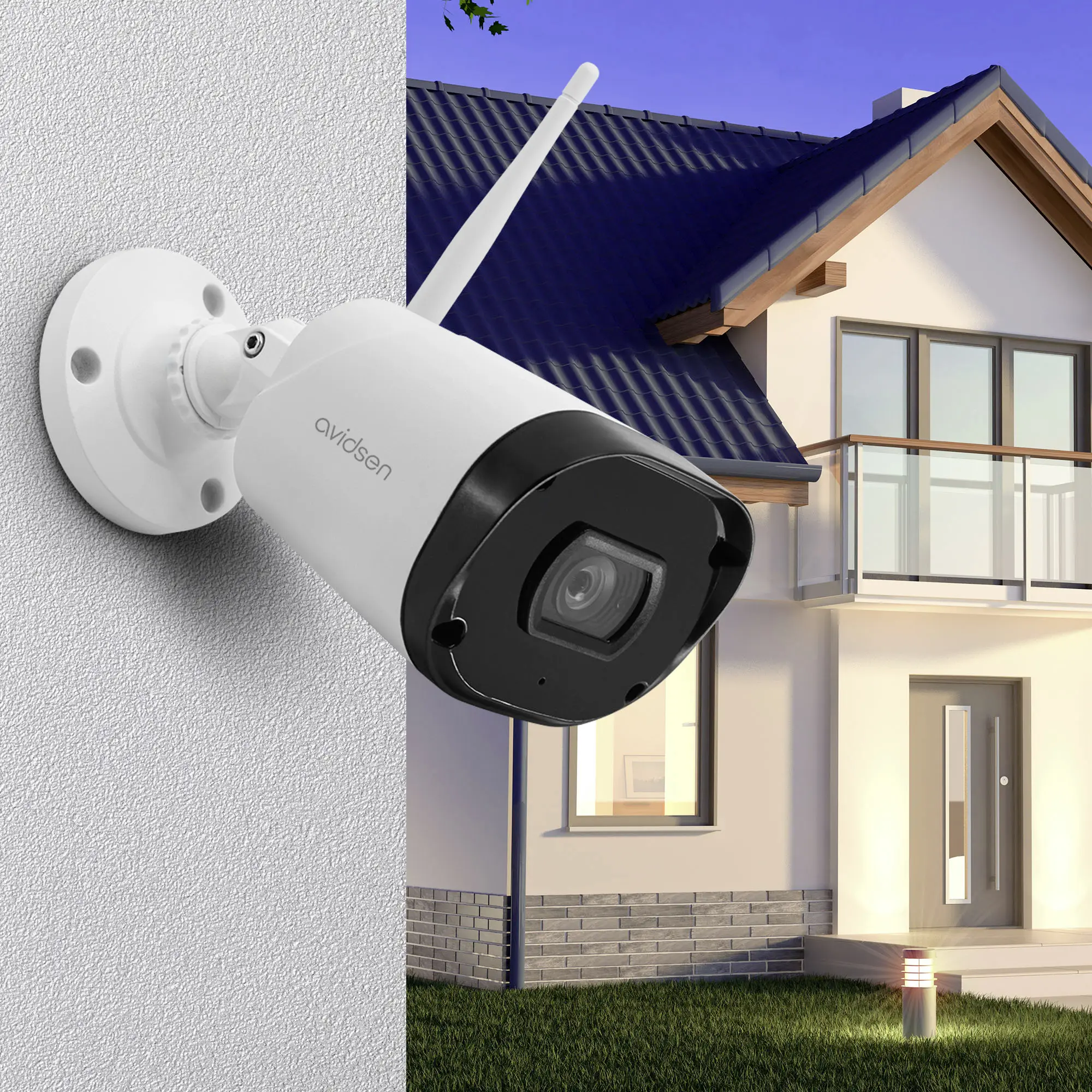 Вулична IP-камера відеоспостереження Avidsen Homecam 127052 WLAN 1920 x 1080 пікселів