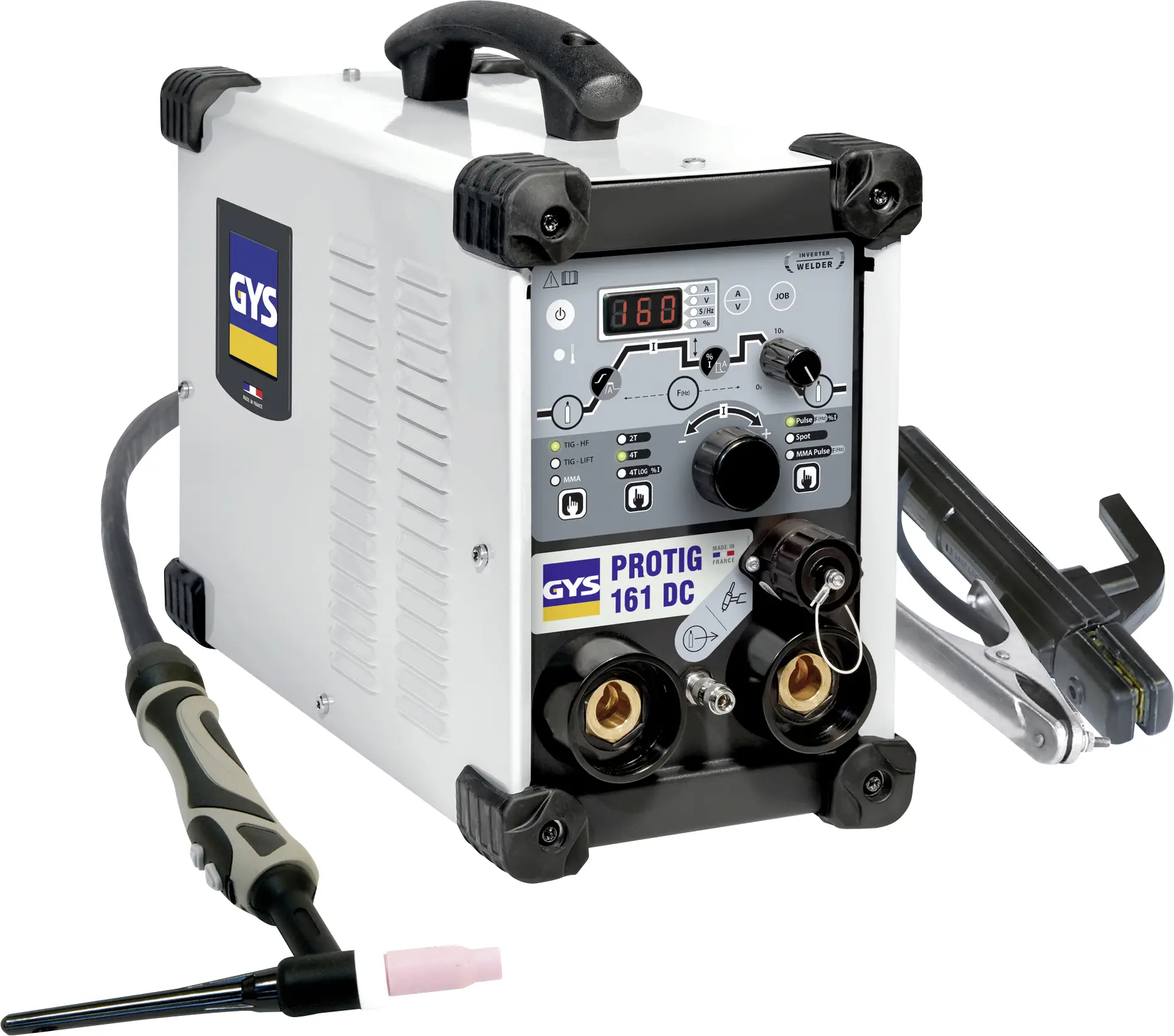 GYS PROTIG 161 DC (включая TIG17DB-4m + E-Hand-Set) сварочный аппарат TIG 10 - 160 А