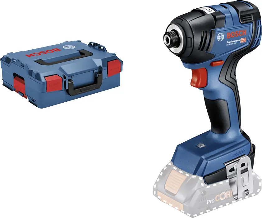 Bosch Professional GDR 18V-200 06019J2106 Аккумуляторный ударный гайковерт | 200 Нм 18 В Количество аккумуляторов в комплекте 0 Li