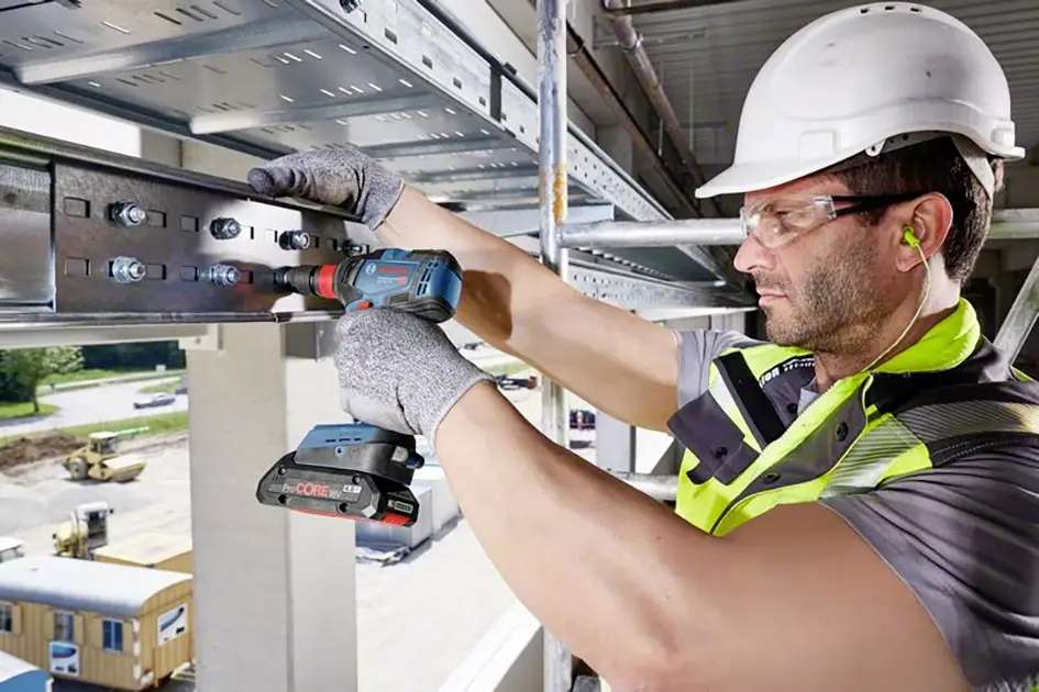 Bosch Professional GDX 18V-200 06019J2206 Акумуляторний ударний гайковерт | 200 Нм 18 В Кількість акумуляторів у комплекті 2 літій