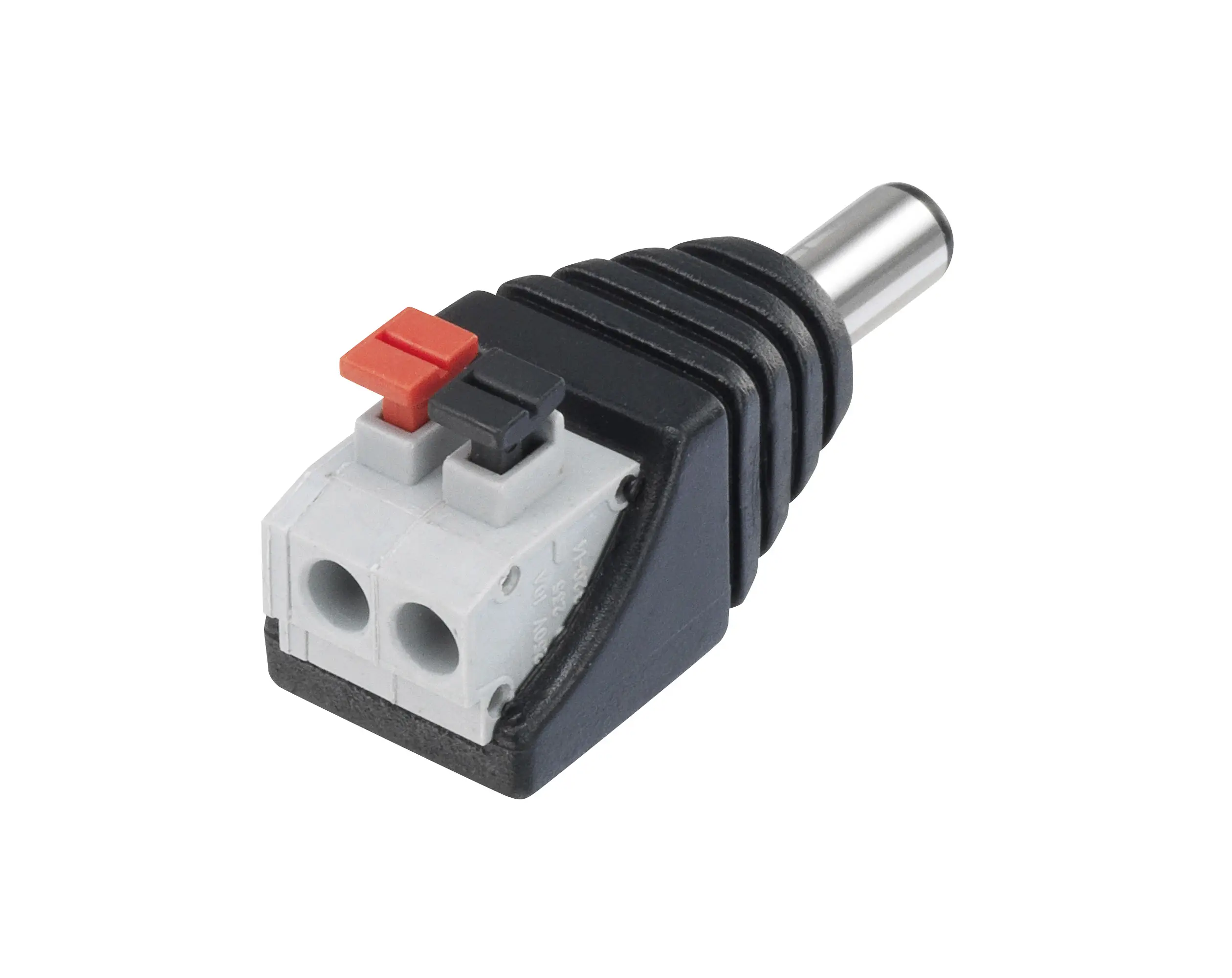TRU COMPONENTS QT-DC2.1M низькострумовий роз'єм, прямий, чоловічий, 5,5 мм 2,1 мм 1 шт.