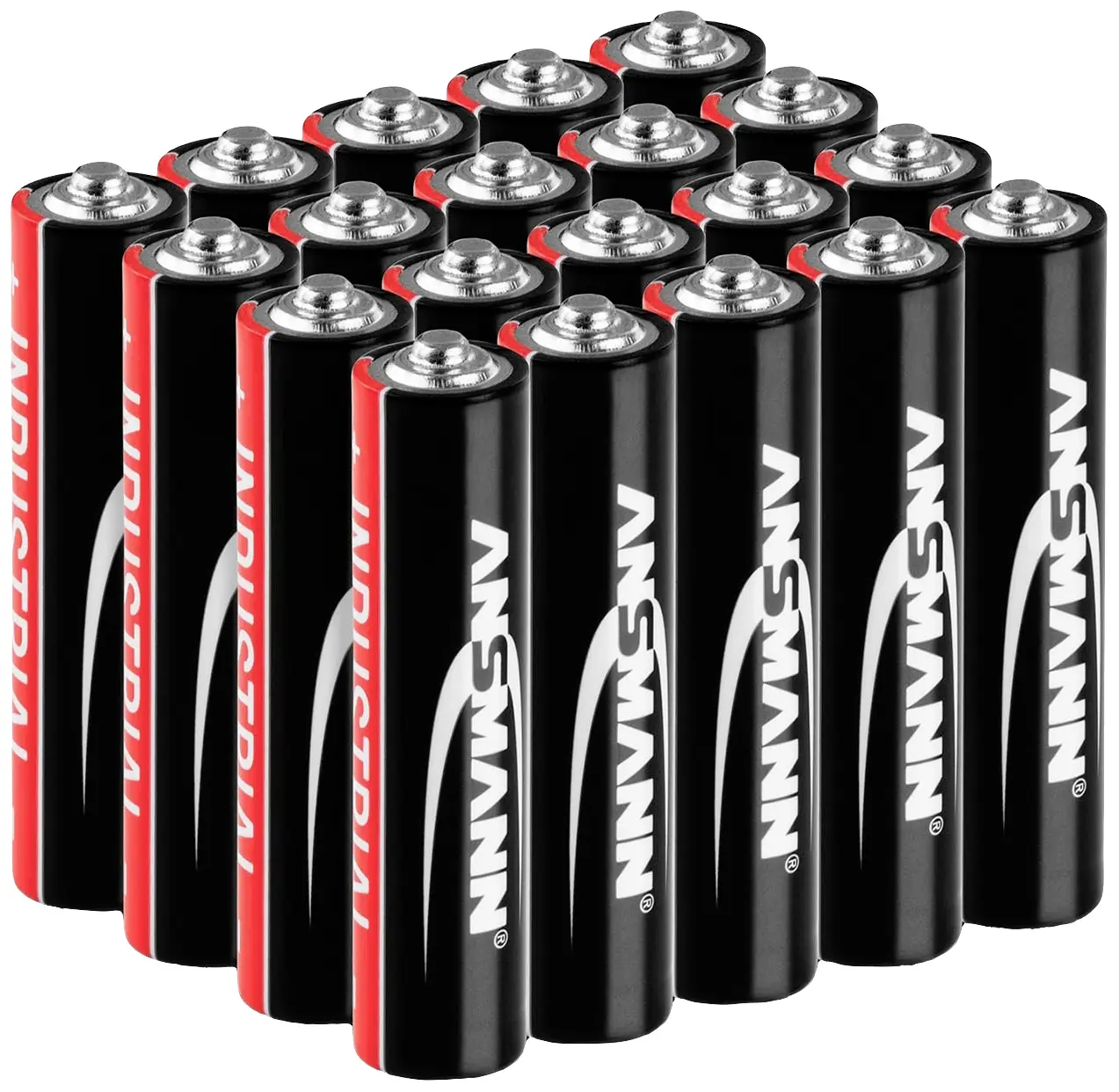 Батарейка AAA/R03 Ansmann Industrial 1501-0004, 1,5 В, щелочно-марганцевая, 20 шт.