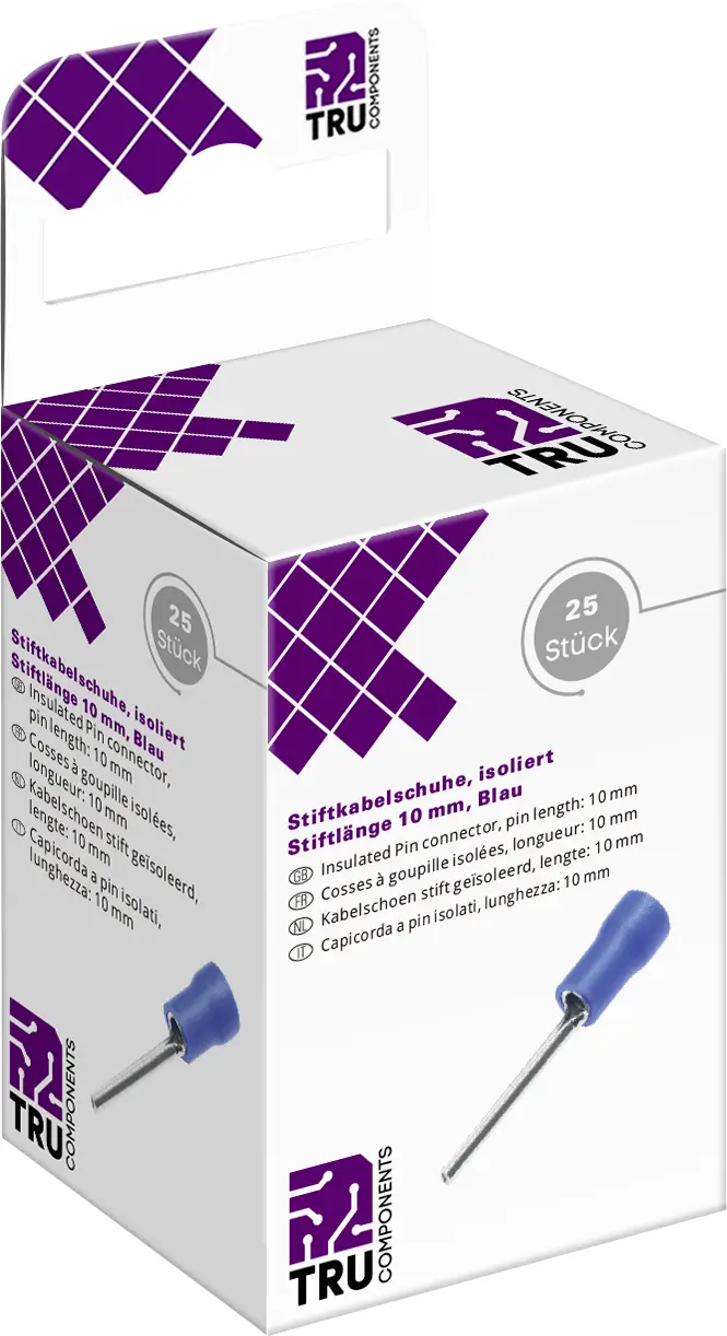 TRU COMPONENTS T2010C360 Разъем штыревой 25 шт.