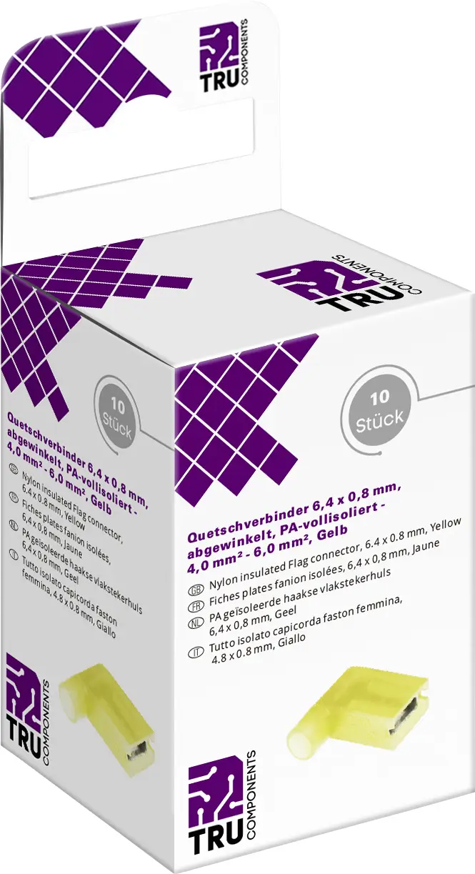 Комплект обжимных соединителей TRU COMPONENTS T2010C367, 10 шт.