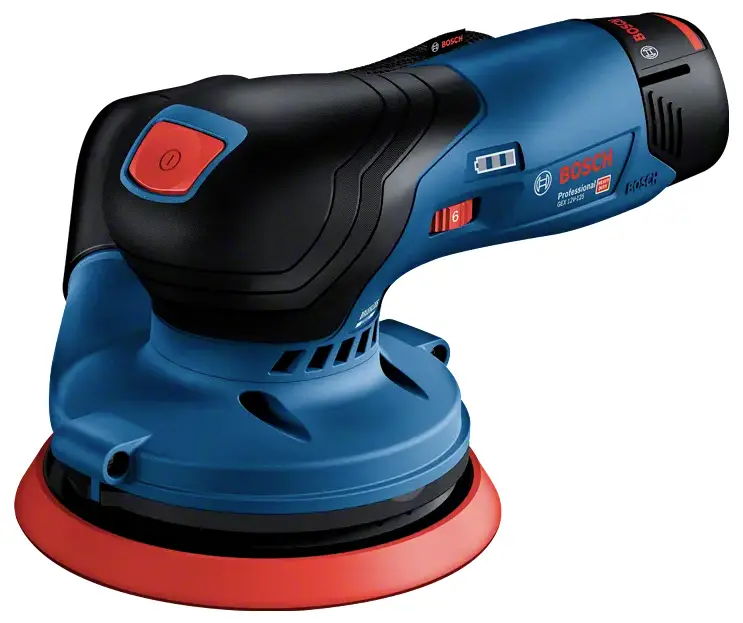 Аккумуляторная эксцентриковая шлифовальная машина Bosch Professional GEX 12V-125 (L) solo CLC 0601372100