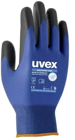 Перчатки для сборки полимерных изделий uvex phynomic 6006006. Размер перчаток: 6. 1 пара.