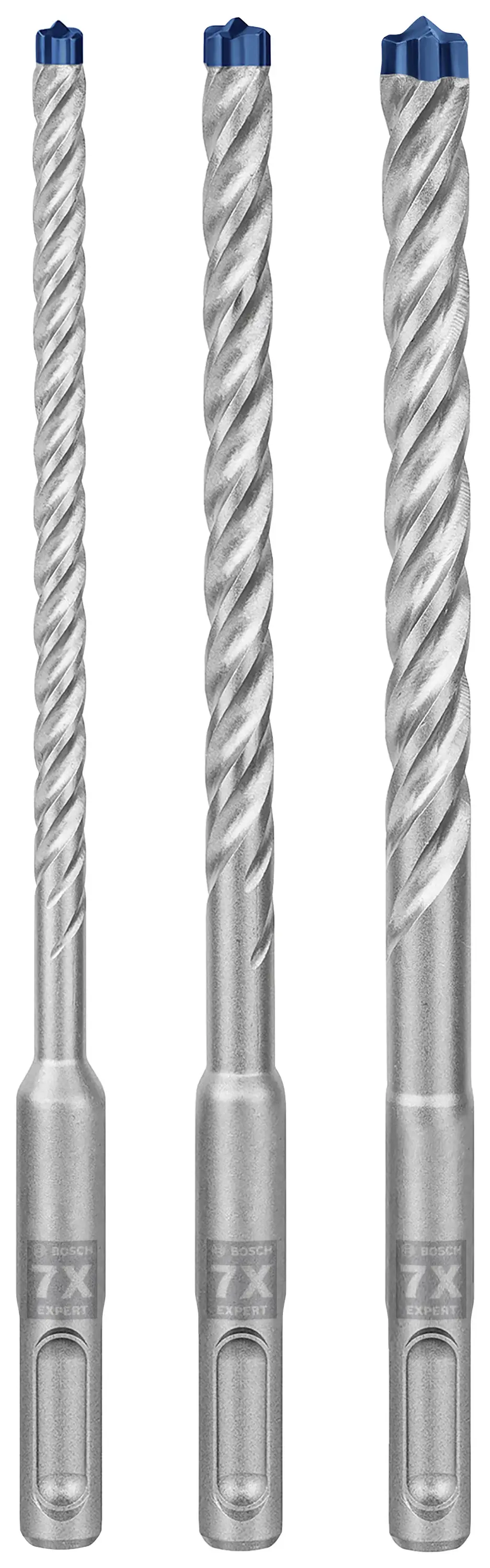 Набор сверл Bosch EXPERT SDS plus-7X для ударной дрели 2608900196, 6 мм, 8 мм, 10 мм, 3 шт.