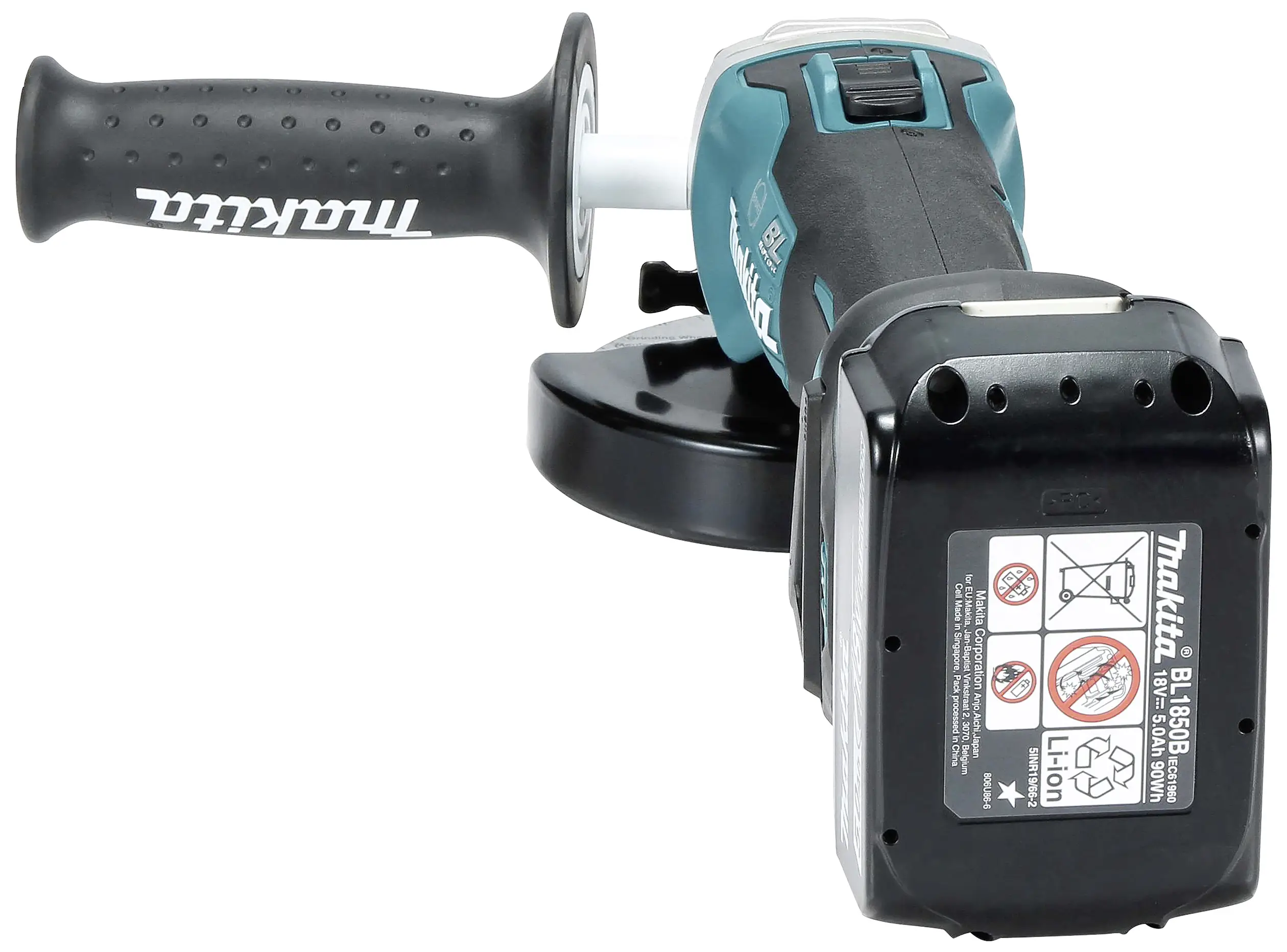 Акумуляторна кутова шліфувальна машина Makita DGA513RTJ DGA513RTJ