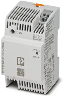 Блок живлення Phoenix Contact STEP3-PS/1AC/24DC/2.5/PT для DIN-рейки, 24 В/DC, 2,5 A, 60 Вт