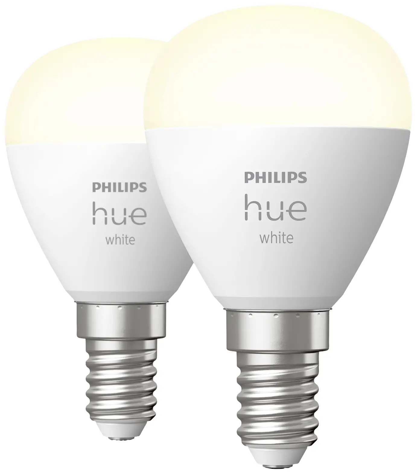 Подвійний комплект світлодіодних ламп Philips Hue 871951435677100 EEK: G (A - G) Hue White Luster Подвійний комплект 2x470лм E14 1