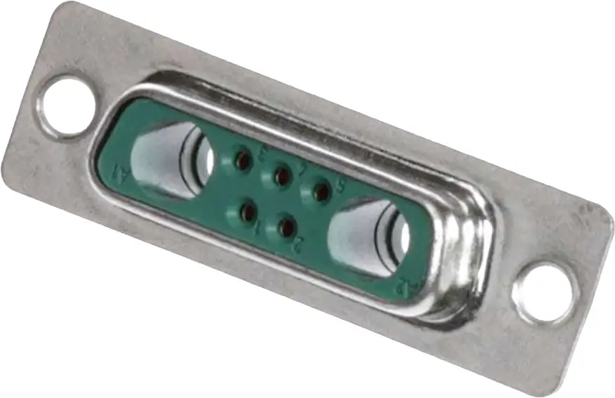 Разъем Molex 1731070060 Male D-Sub Molex MOL Power & Signal Sol., количество рядов: 2, количество контактов: 7, 1 шт.