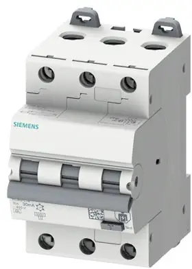 Дифференциальный автоматический выключатель Siemens 5SU13366FP16 3-контактный 16 А 0,03 А