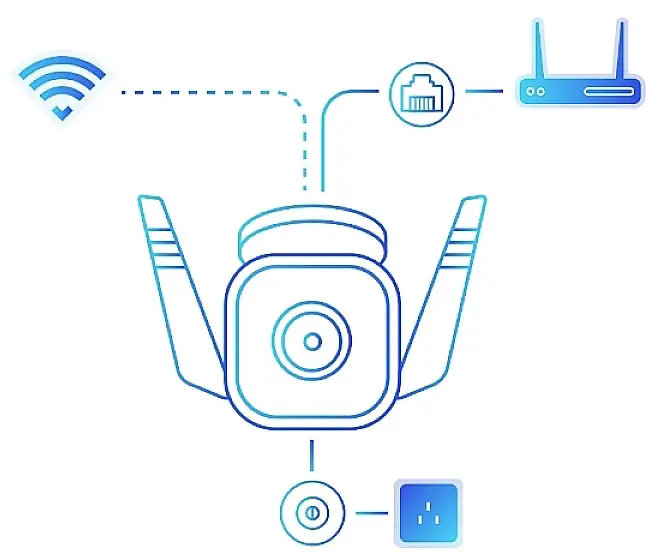 IP-камера спостереження TP-LINK TP-Link Tapo C310 Cubo Telecamera di sicurezza IP Esterno 2304 x 1296 Pixel Pare TAPO C310 WLAN 23
