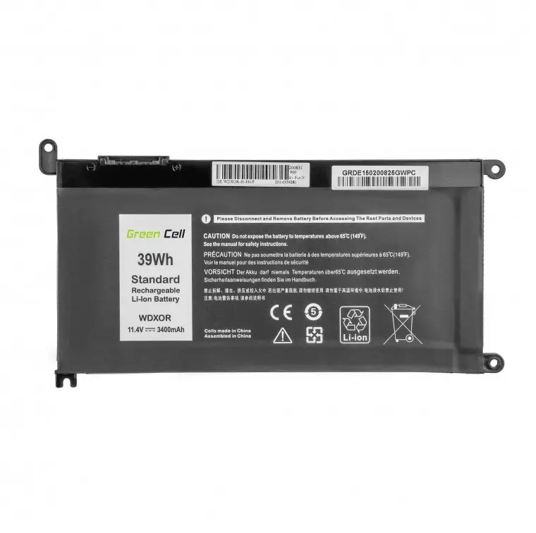 Акумулятор для ноутбука Green Cell WDX0R 11.4V 3400mAh Dell