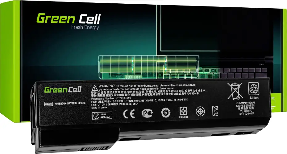 Аккумулятор для ноутбука Green Cell CC06 CC06XL 10,8 В 4400 мАч HP