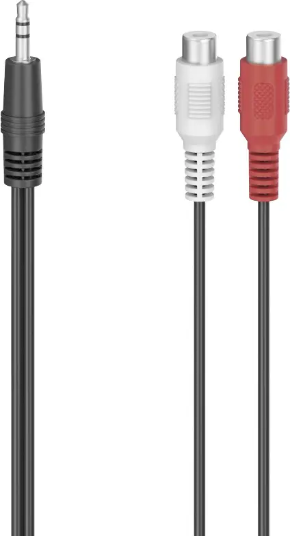 Аудіоадаптер Hama 00205185, RCA/Cinch, Jack, 0 м