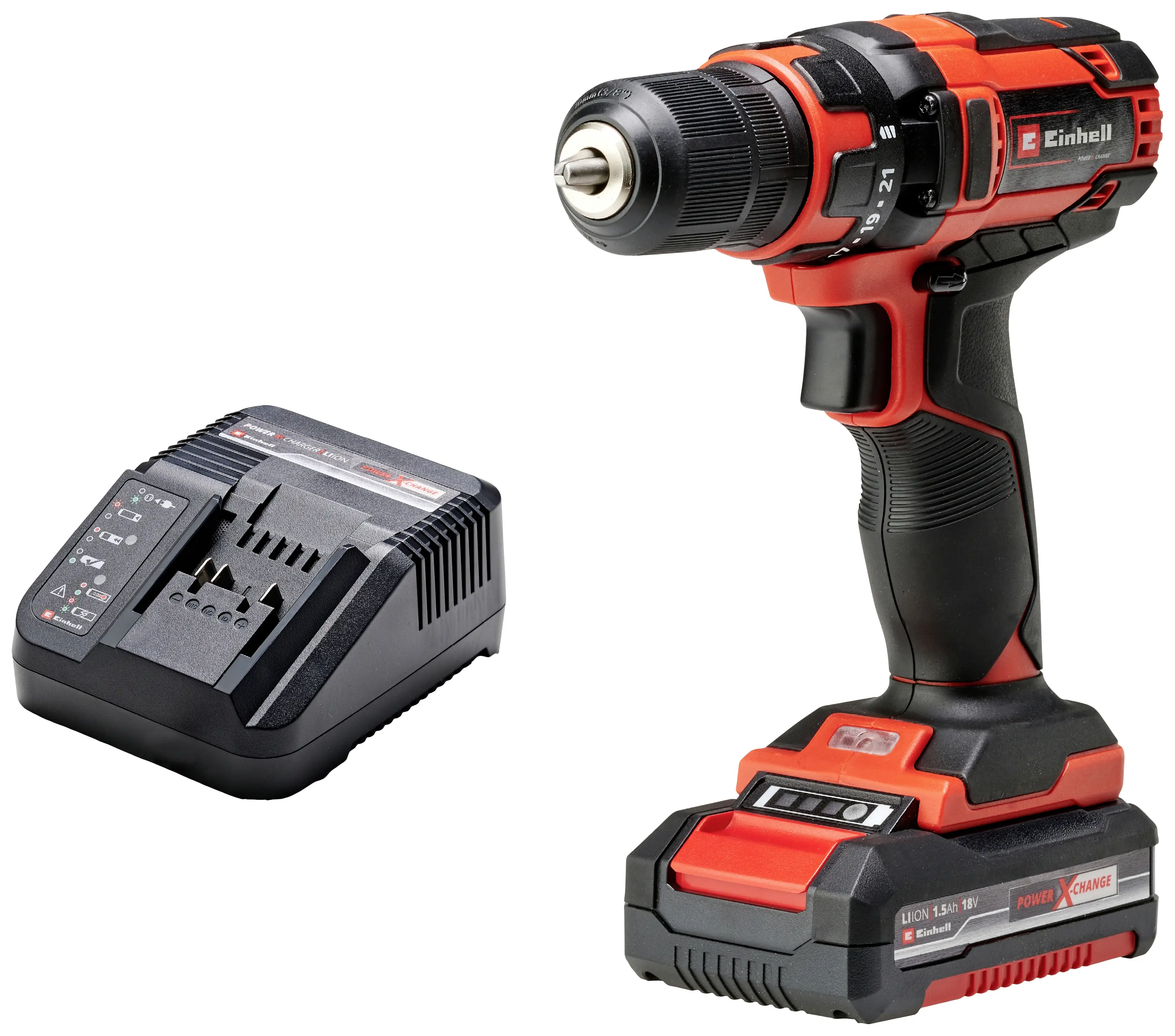 Акумуляторна дриль-шуруповерт Einhell TC-CD 18/35 Li 4513914 18 В 1,5 Аг вкл. зарядний пристрій, вкл. акумулятор