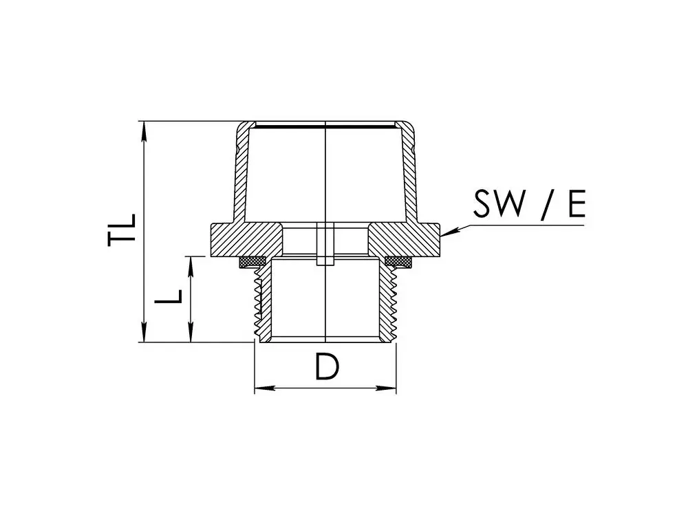 Wiska 10108665 Н/Д роздільний M32 M32 поліамідний сіро-білий (ral 7035) 1 шт.