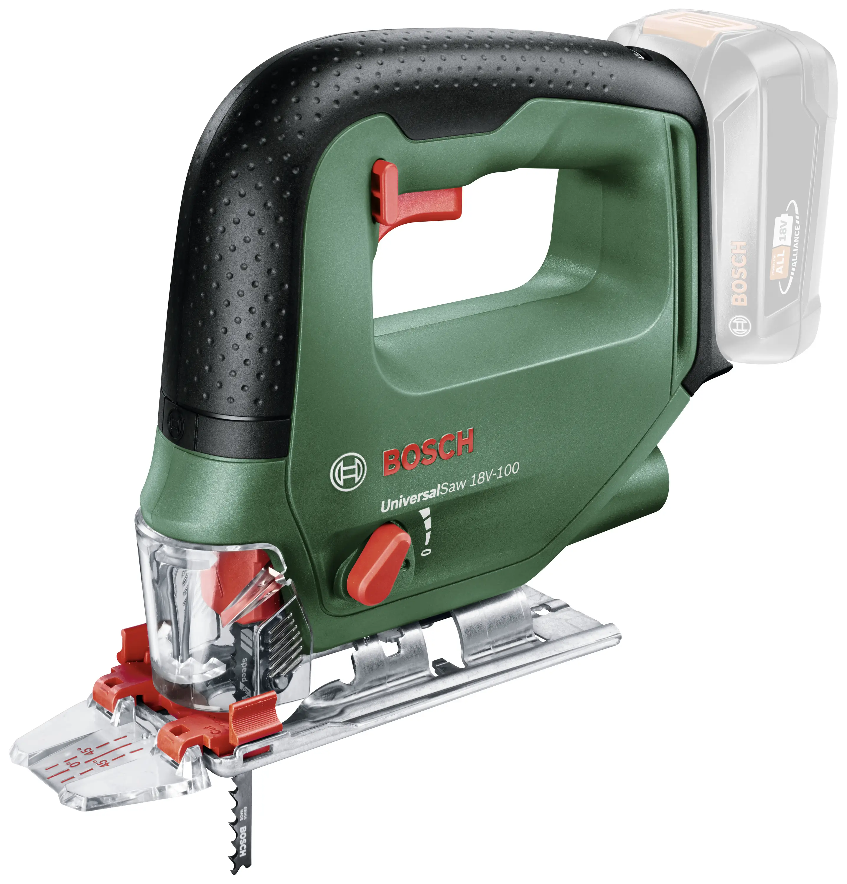 Аккумуляторный лобзик Bosch Home and Garden UniversalSaw 18-100 0603011100 без аккумулятора 18 В