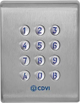 Кодовый замок CDVI Security F0201000053-G 12 В, 24 В, 48 В IP65, совместимый с Bluetooth, с подсветкой клавиатуры