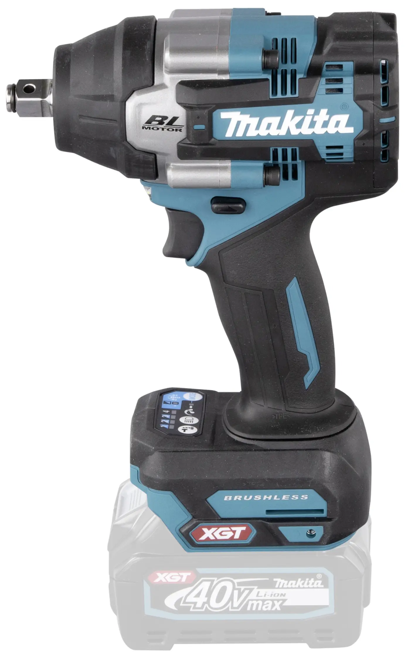 Аккумуляторный ударный шуруповерт Makita TW007GZ TW007GZ 760 Нм 40 В. Количество аккумуляторов в комплекте: 0 литий-ионных бесщето