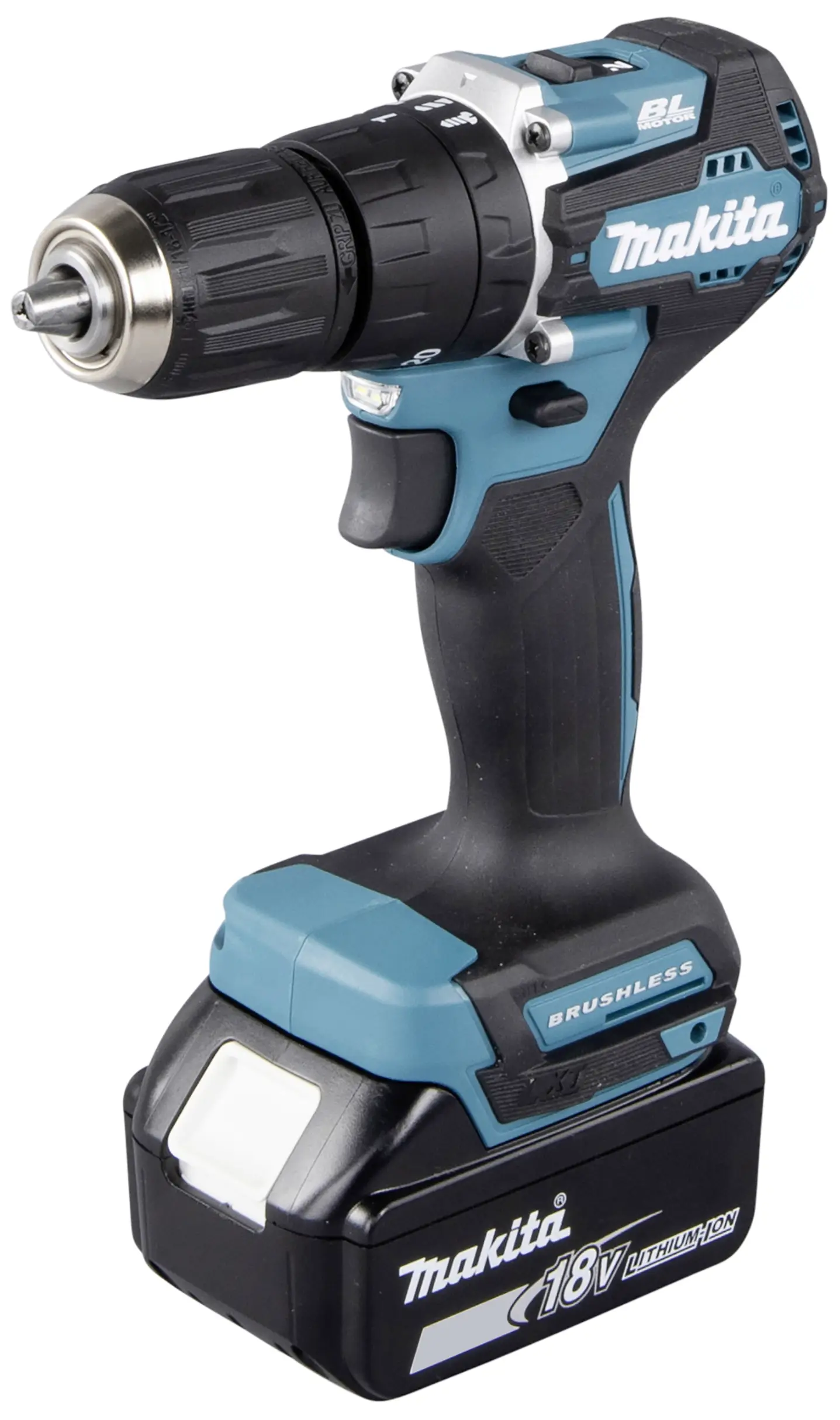 Makita DHP487RAJ 2-швидкісний безщітковий акумуляторний ударний гайковерт, вкл. 2 акумулятори, вкл. зарядний пристрій, вкл. кейс
