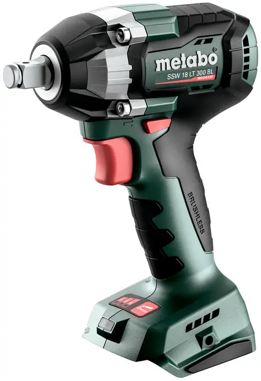 Metabo SSW 18 LT 300 BL 602398850 Аккумуляторный ударный гайковерт 300 Нм 18 В Количество аккумуляторов в комплекте: 0 без аккумул