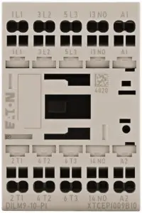 Контактор Eaton DILM9-10 (230 В 50 Гц, 240 В 60 Гц) - PI 199229, 3 контакти, 9 А, 1 шт.