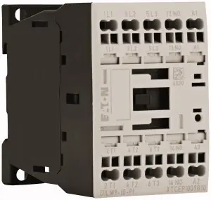 Контактор Eaton DILM9-10 (230 В 50 Гц, 240 В 60 Гц) - PI 199229, 3 контакти, 9 А, 1 шт.