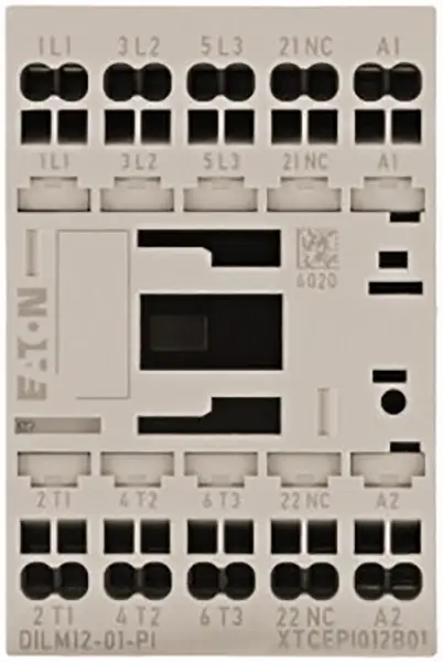 Контактор Eaton DILM12-01 (230 В 50 Гц, 240 В 60 Гц) - PI 199244, 3 контакта, 12 А, 1 шт.