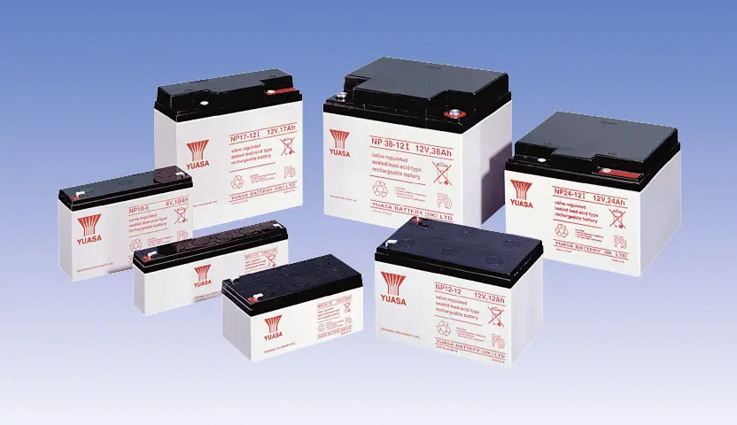 Свинцово-кислотный аккумулятор Yuasa NP38-12 NP38-12, AGM, 12 В, 38 Ач