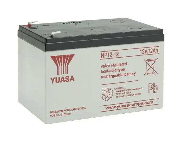 Свинцево-кислотний акумулятор Yuasa NP12-12 NP12-12, AGM, 12 В, 12 Аг