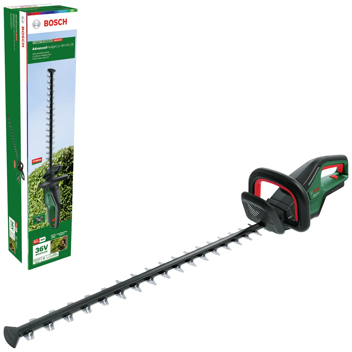 Аккумуляторный кусторез Bosch Home and Garden AdvancedHedgecut 36V-65-28 без аккумулятора, 36 В, литий-ионный, 650 мм