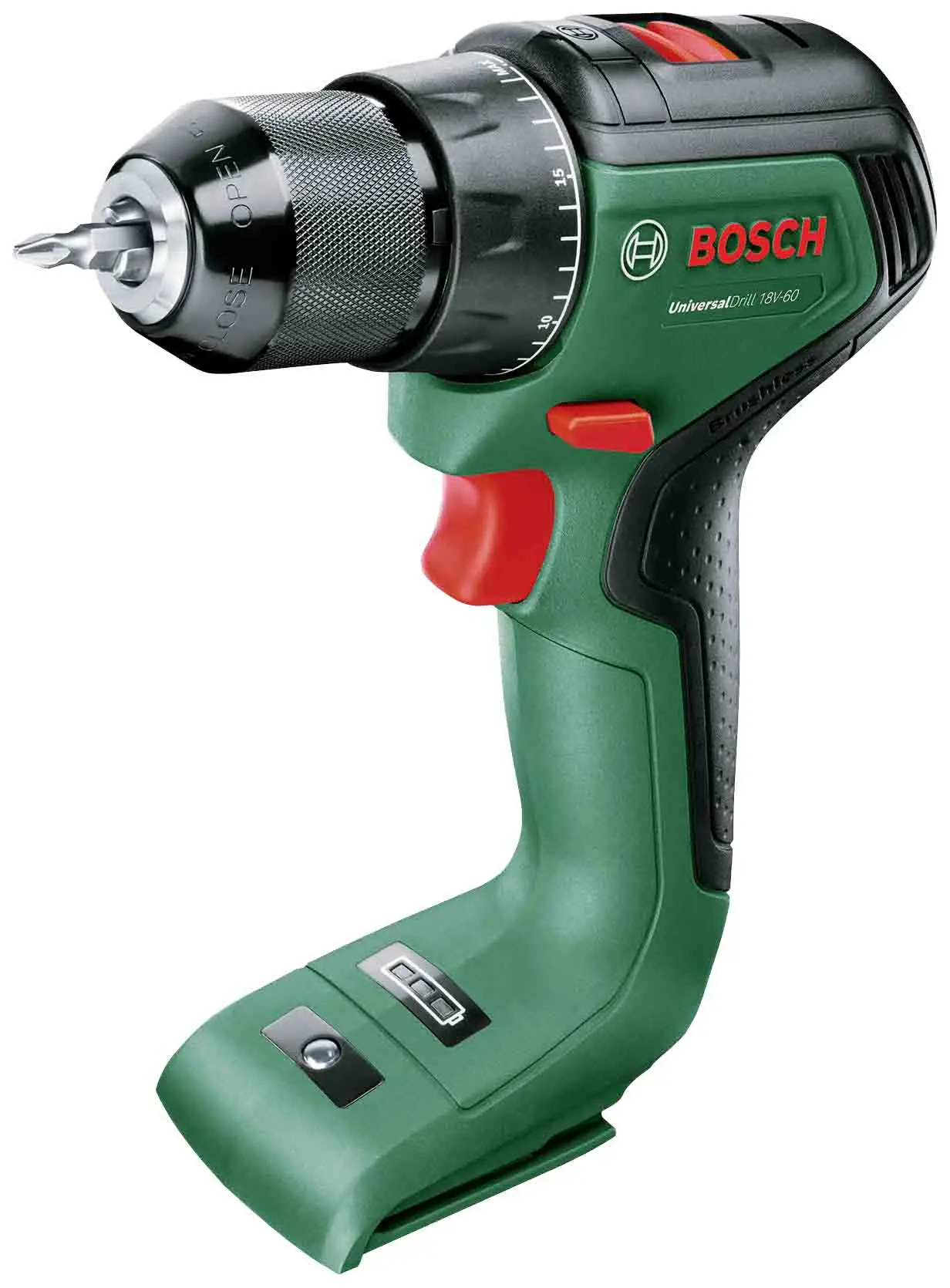 Акумуляторний дриль-шурупокрут Bosch Home and Garden UniversalDrill 18V-60 06039D7000 18 В 2,0 Аг без акумулятора, без зарядного п