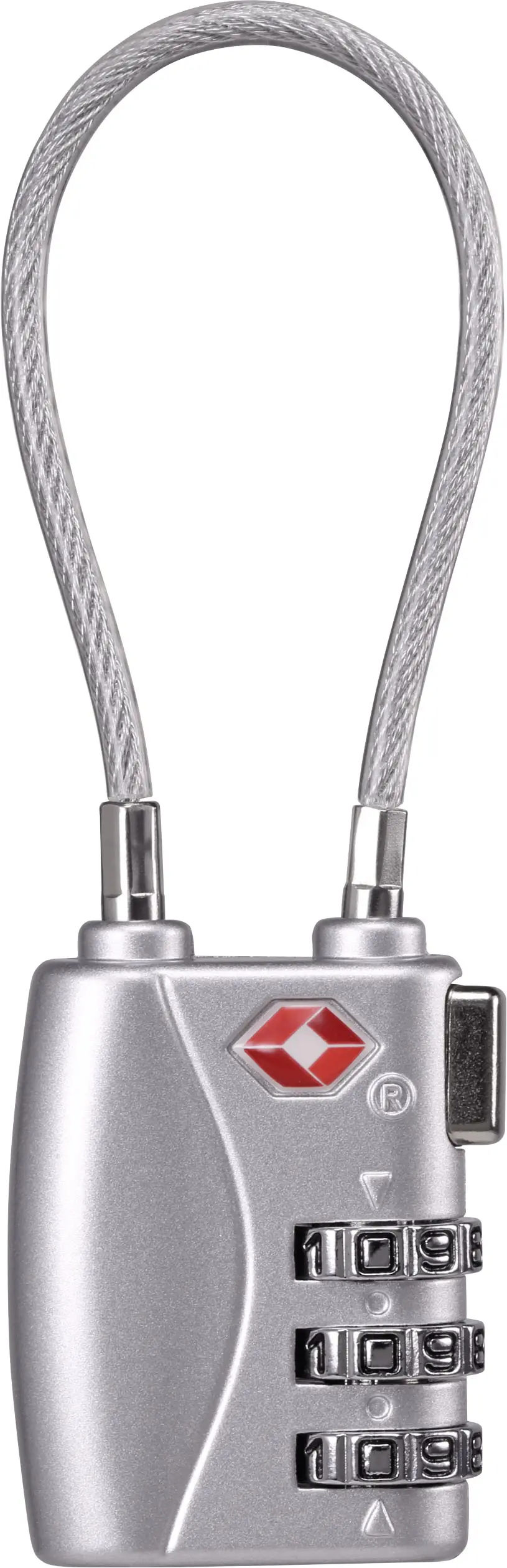 Замок с тросом TSA Sygonix SY-5044450 33 мм с кодовым замком