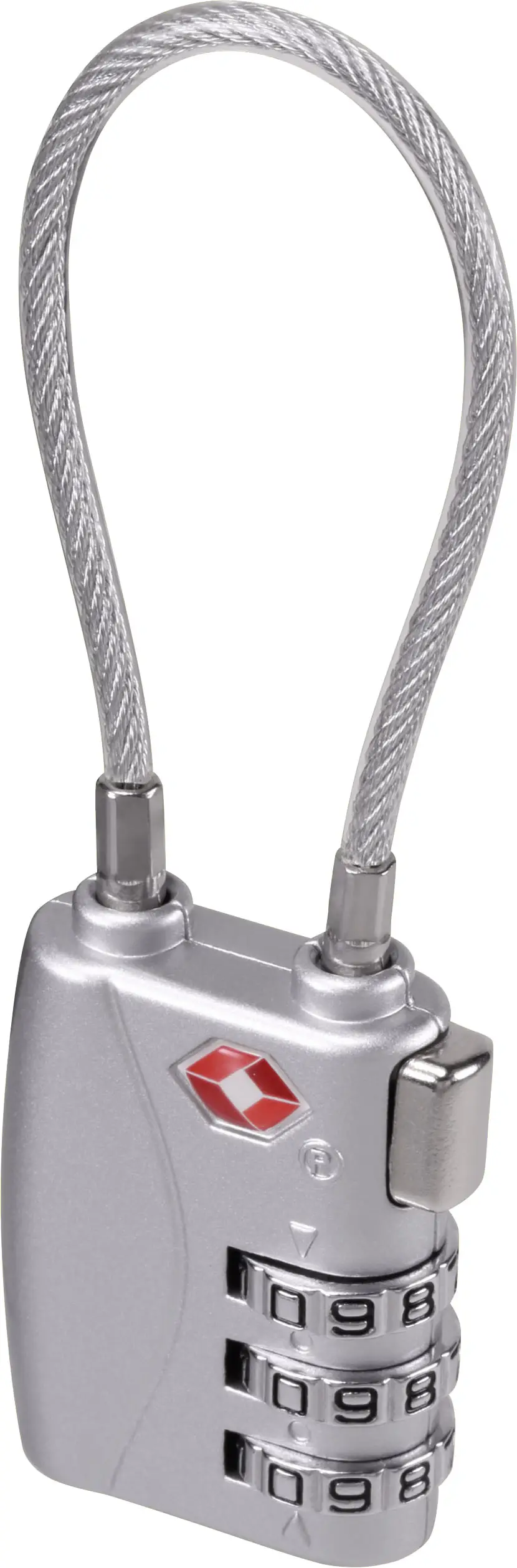 Замок с тросом TSA Sygonix SY-5044450 33 мм с кодовым замком