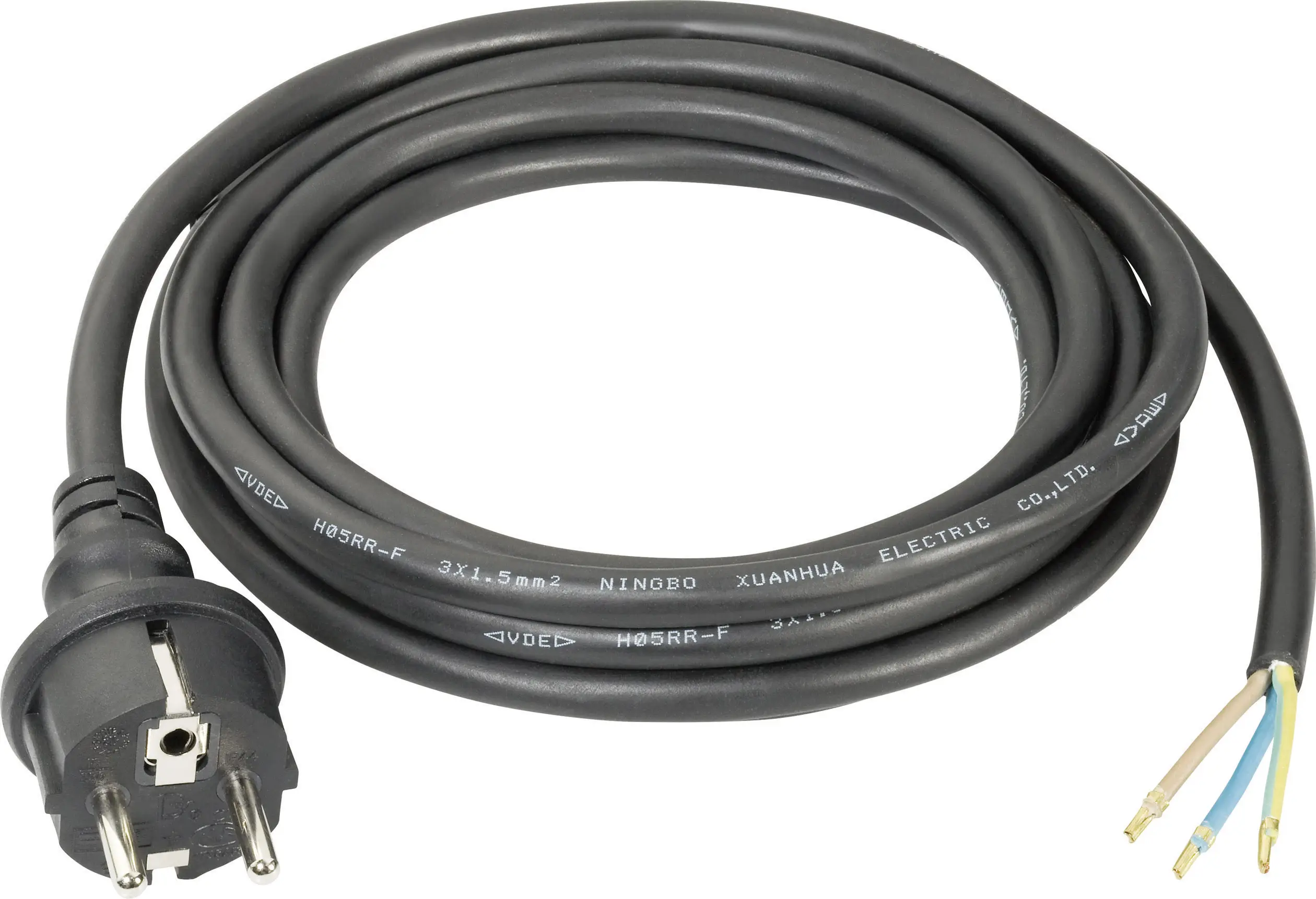 кабель Sygonix SY-5045576, H05RR-F 3G 1,5 мм², 3,00 м