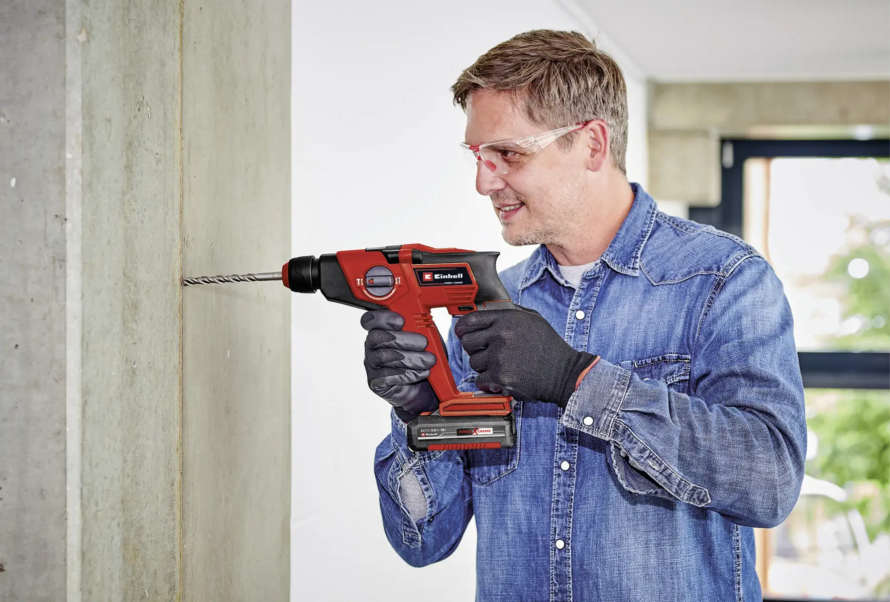 Einhell Einhell Power X-Change Akku-Bohrhammer TE-HD 18/12 Li - Solo Аккумуляторная ударная дрель SDS-Plus-Li-Ion без аккумулятора